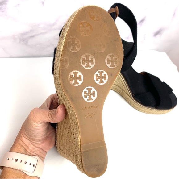 SOLD..Tory Burch Adonis Platform Wedge Sandals - Picture 12 of 14